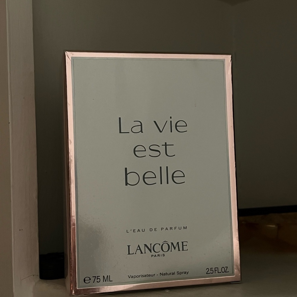 Lancome La Vie Est Belle Perfume with Pink Accents